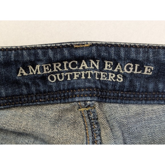 American Eagle Womens Jeans Kick Boot Stretch Size 8 Regular Blue - Picture 3 of 9